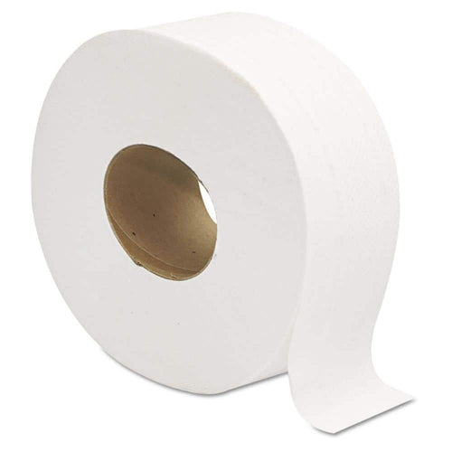 GEN Jumbo Toilet Paper 12 Rolls 2 Ply 720 ft JRT Bath Tissue GEN202